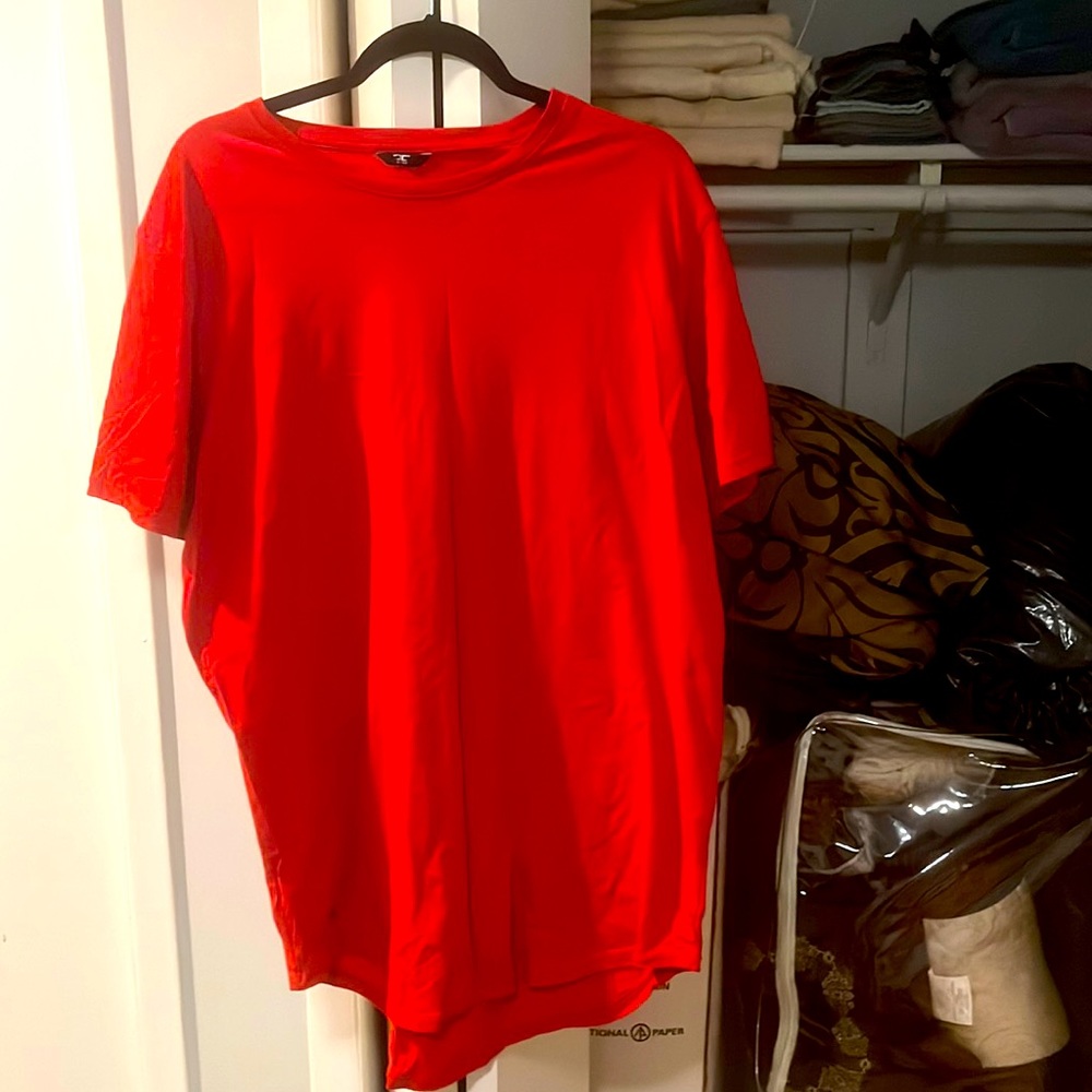 Men Jordan Craig 2XL Scallop Shirt (Red)